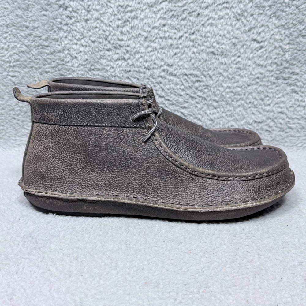 Tamarindo Jetty Mens‎ Size 12 Chukka Boots Gray Taupe Leather